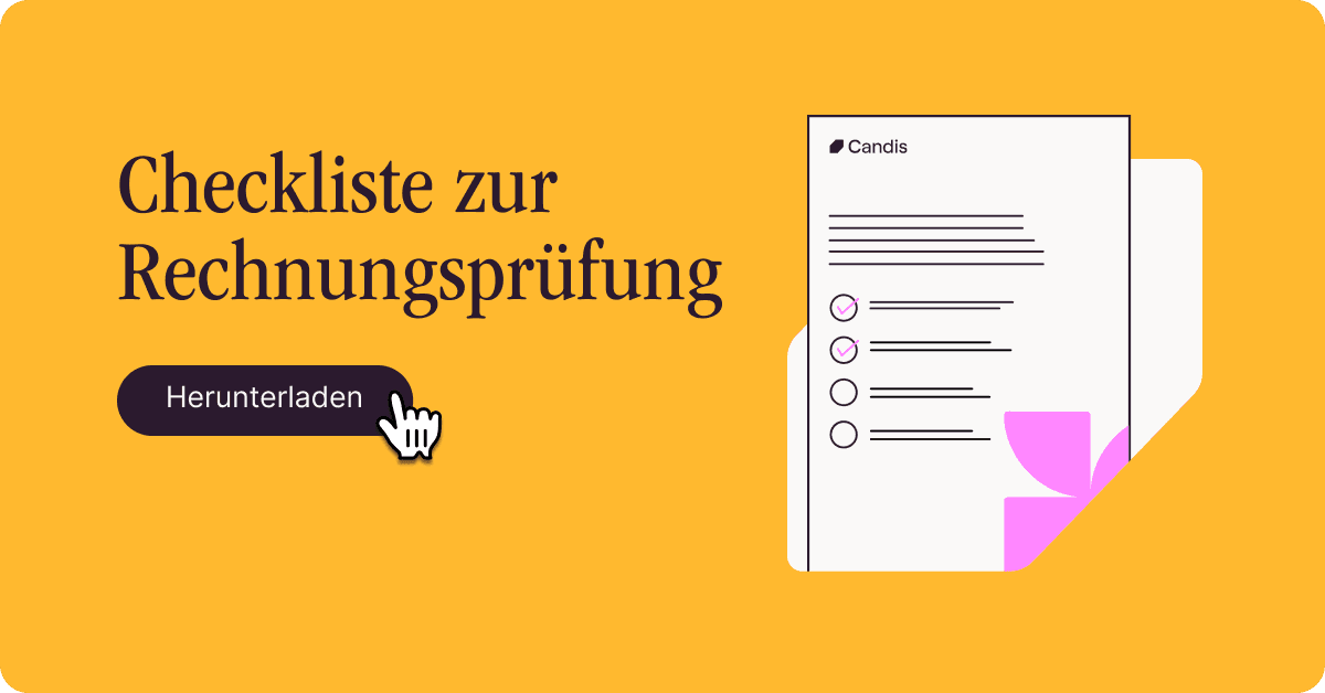 Checkliste rechnungsprüfung