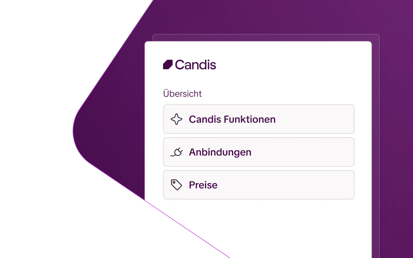 Das Candis-Infopaket mit Überblick über Features, Preise und Modelle sowie Entscheidungsgrundlage.