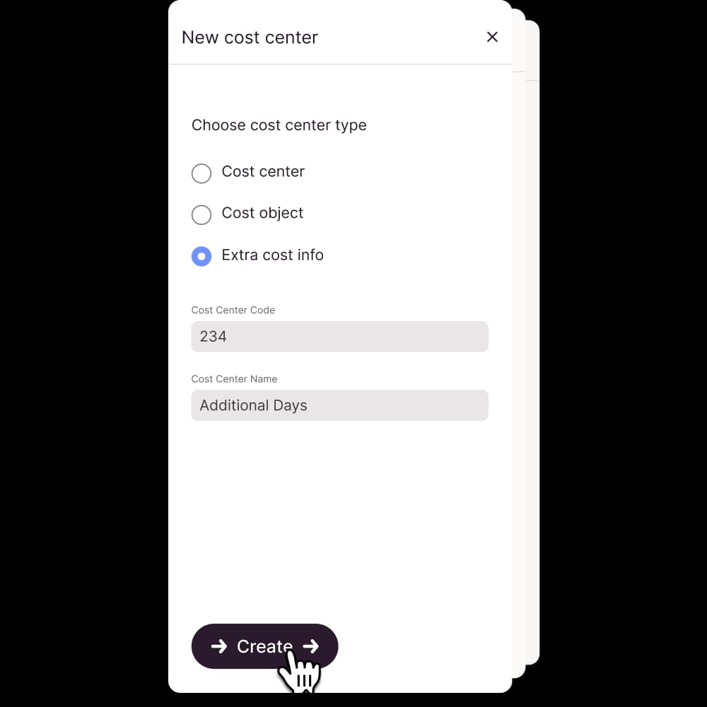 Extra-Kosteninfo in Candis erfassen