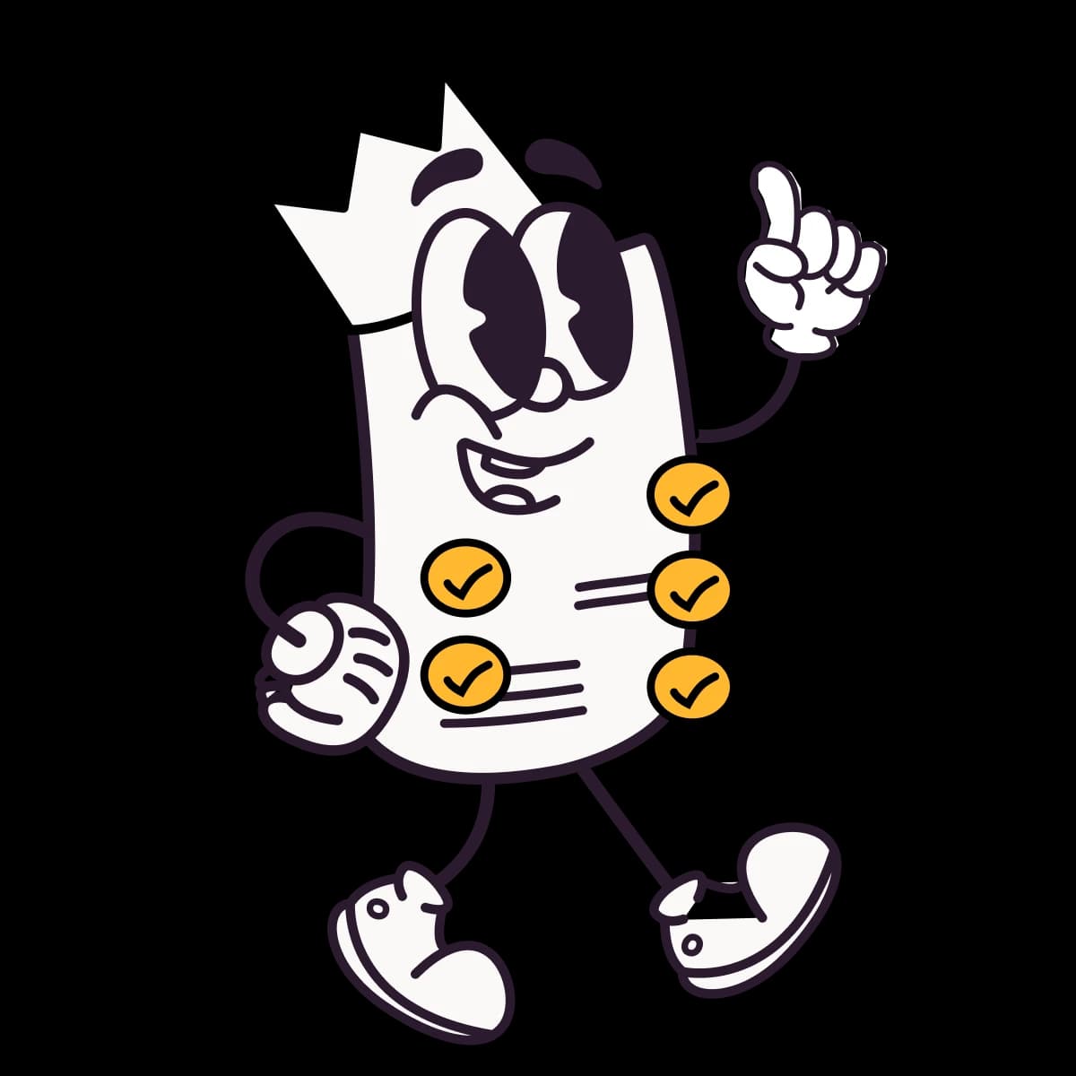 Eine Rechnung mit den notwendigen Pflichtangaben läuft quer durch das Bild.