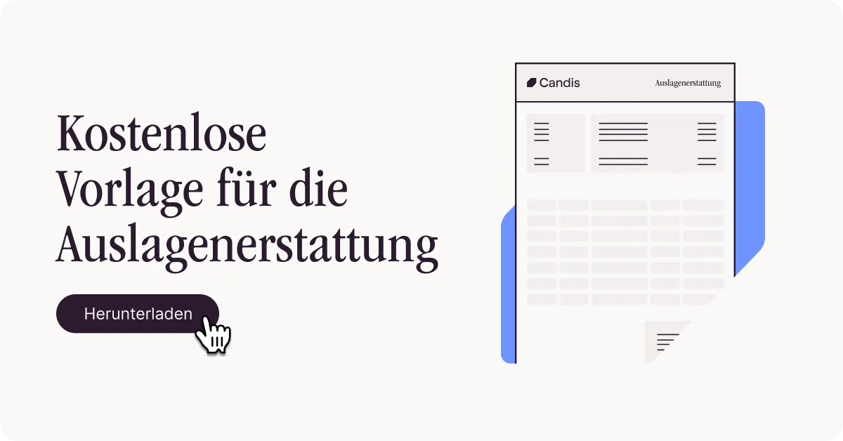 auslagenerstattung vorlage