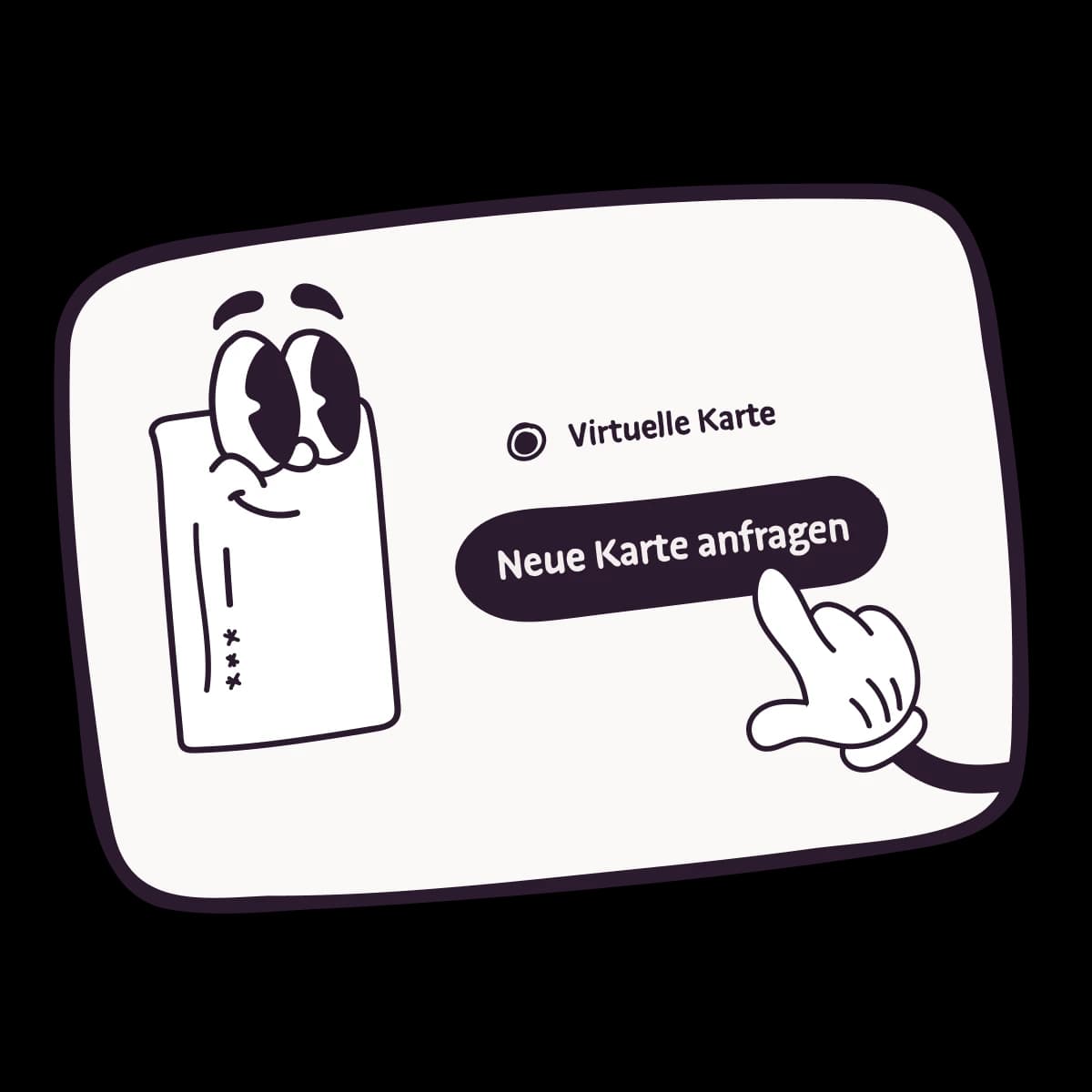 Virtuelle Kreditkarte mit Verfügungsrahmen