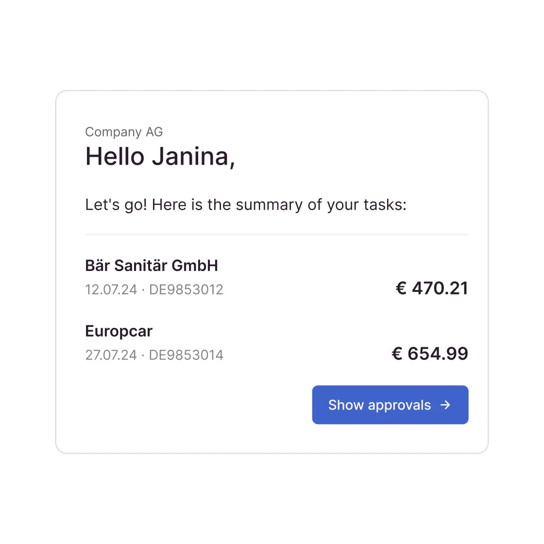 Desktop E-Mail Benachrichtigungen