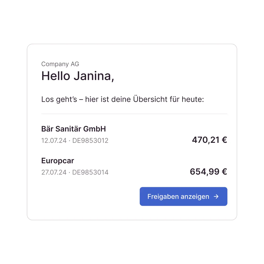 Desktop E-Mail Benachrichtigungen