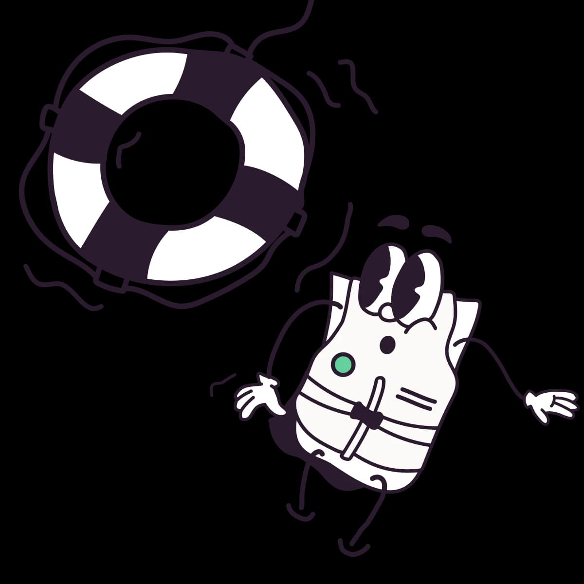 Ein Mann denkt über die revisionssichere Aufbewahrung der Dokumente nach.