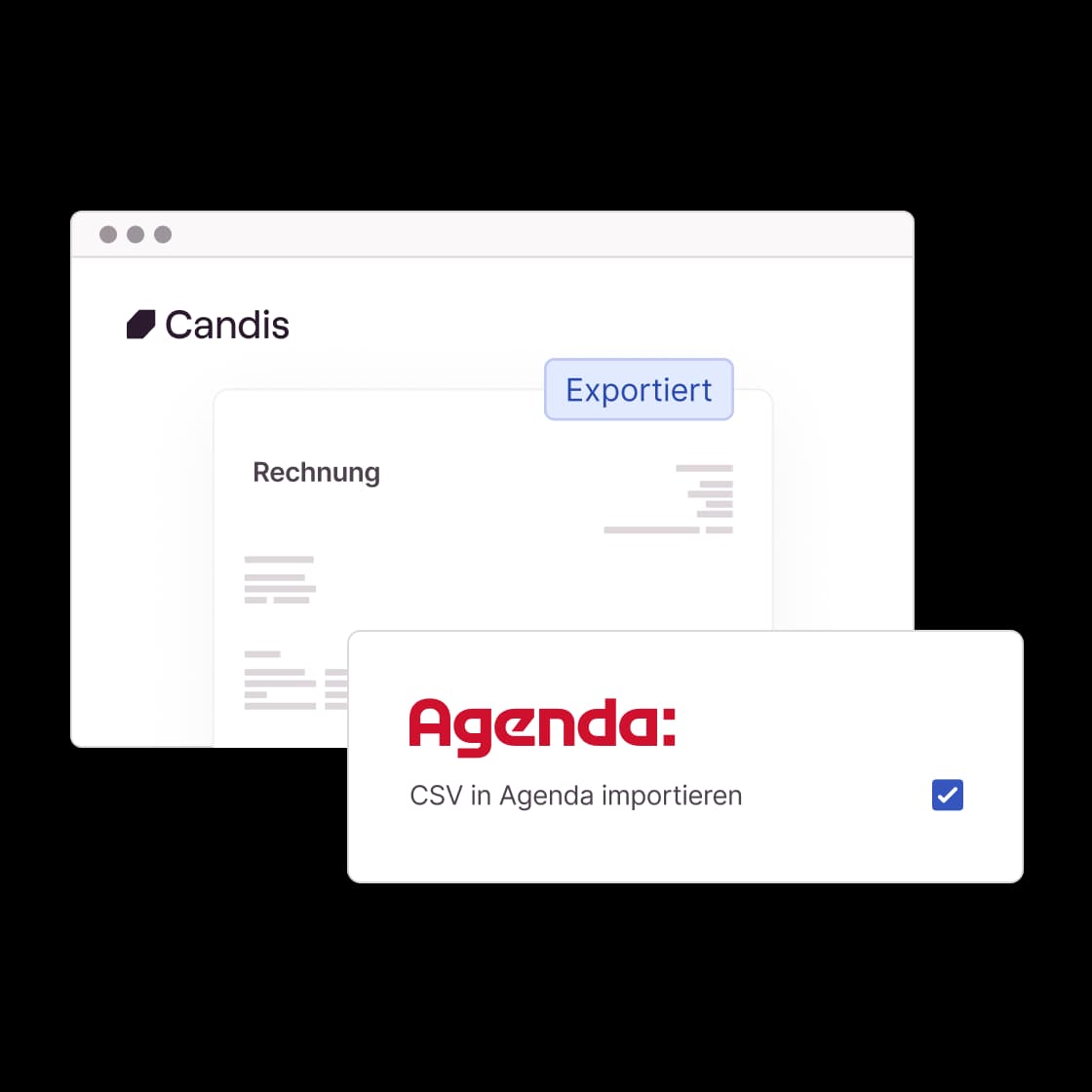 Agenda Partner export 1:1