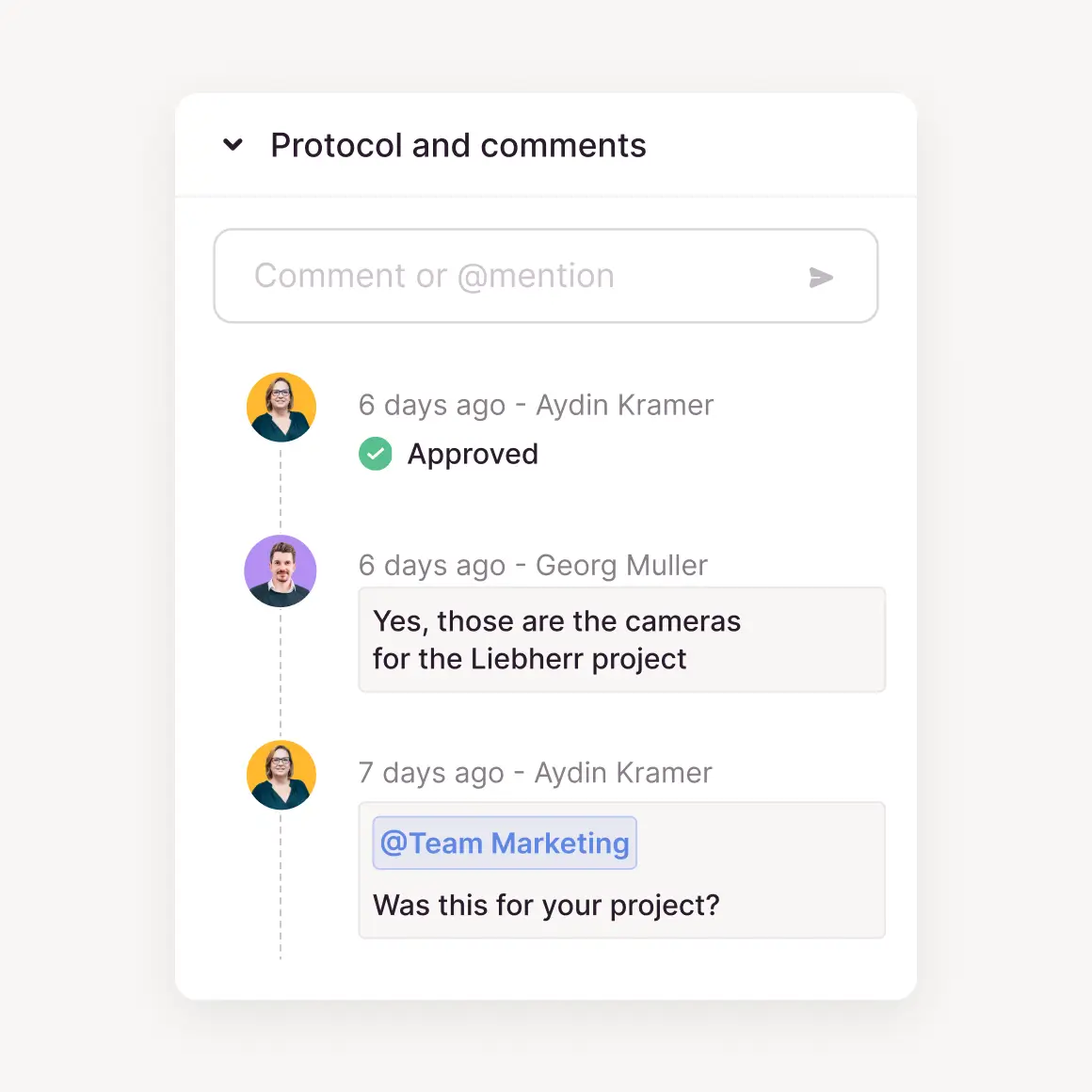 CommenT function in Candis