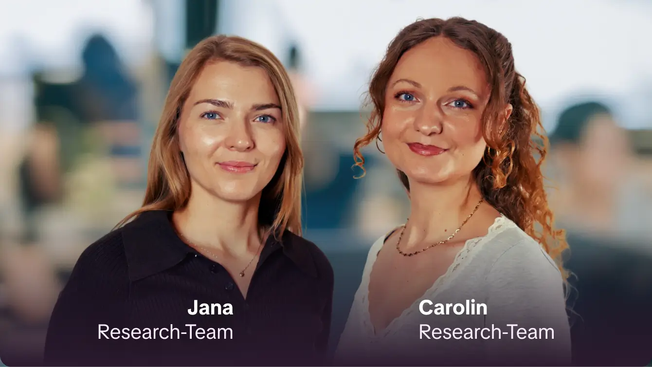 Jana and Carolin from the Candis research team