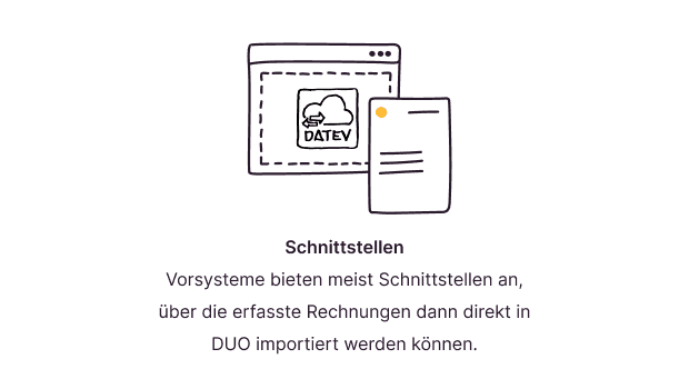 Rechnungen nach DATEV Unternehmen online hochladen: Schnittstellen