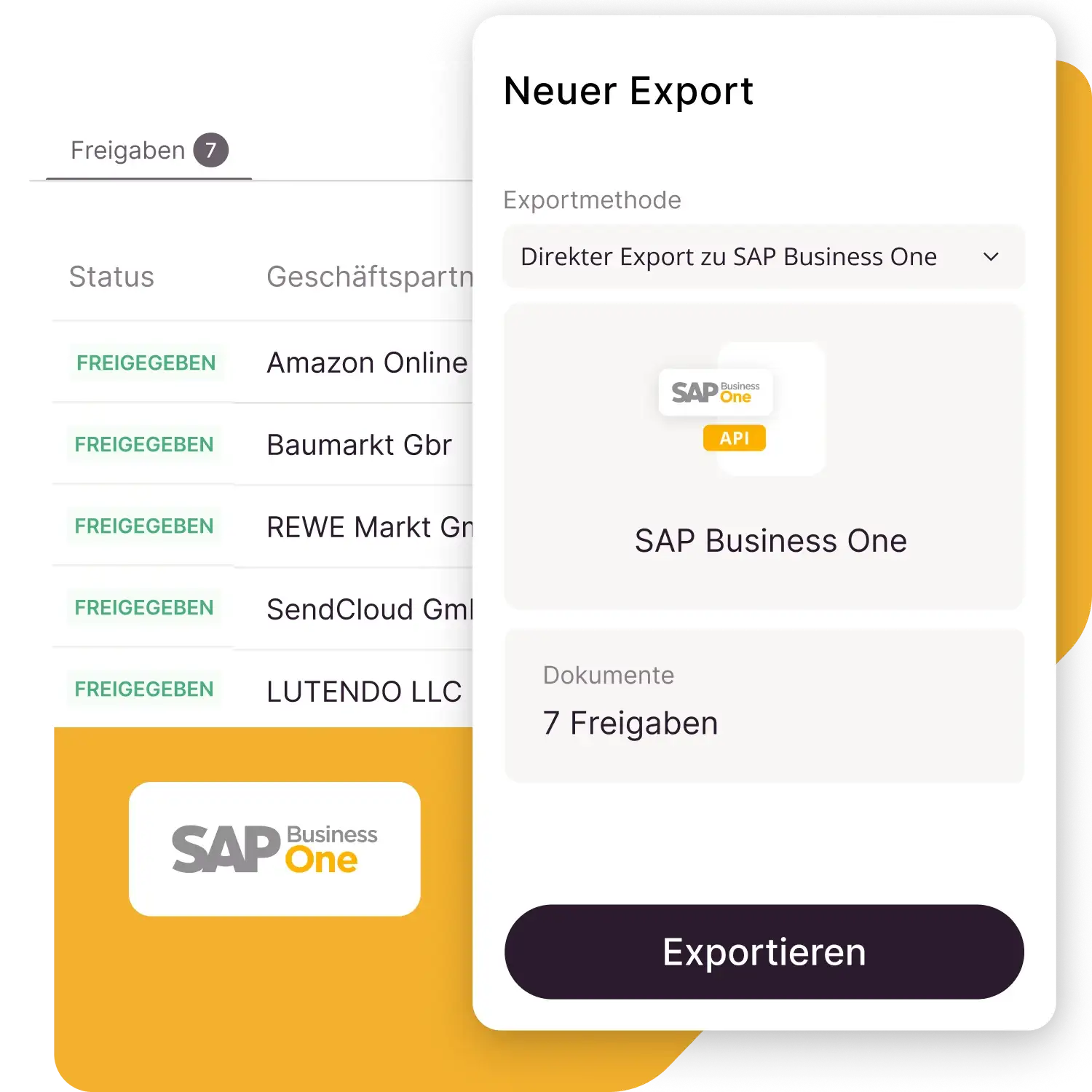 SAP Business One Integration mit Candis