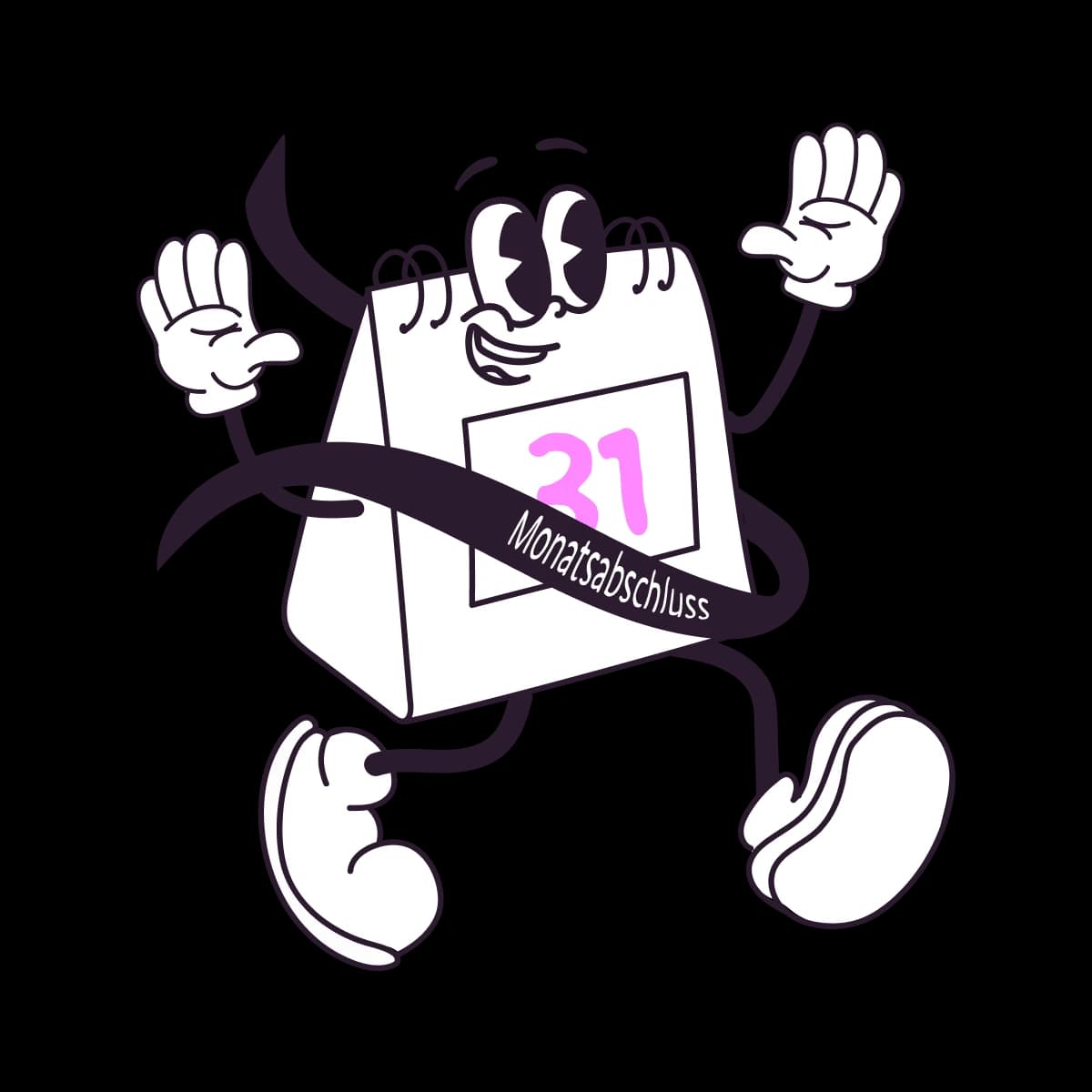 Den Monatsabschluss über die Ziellinie bringen